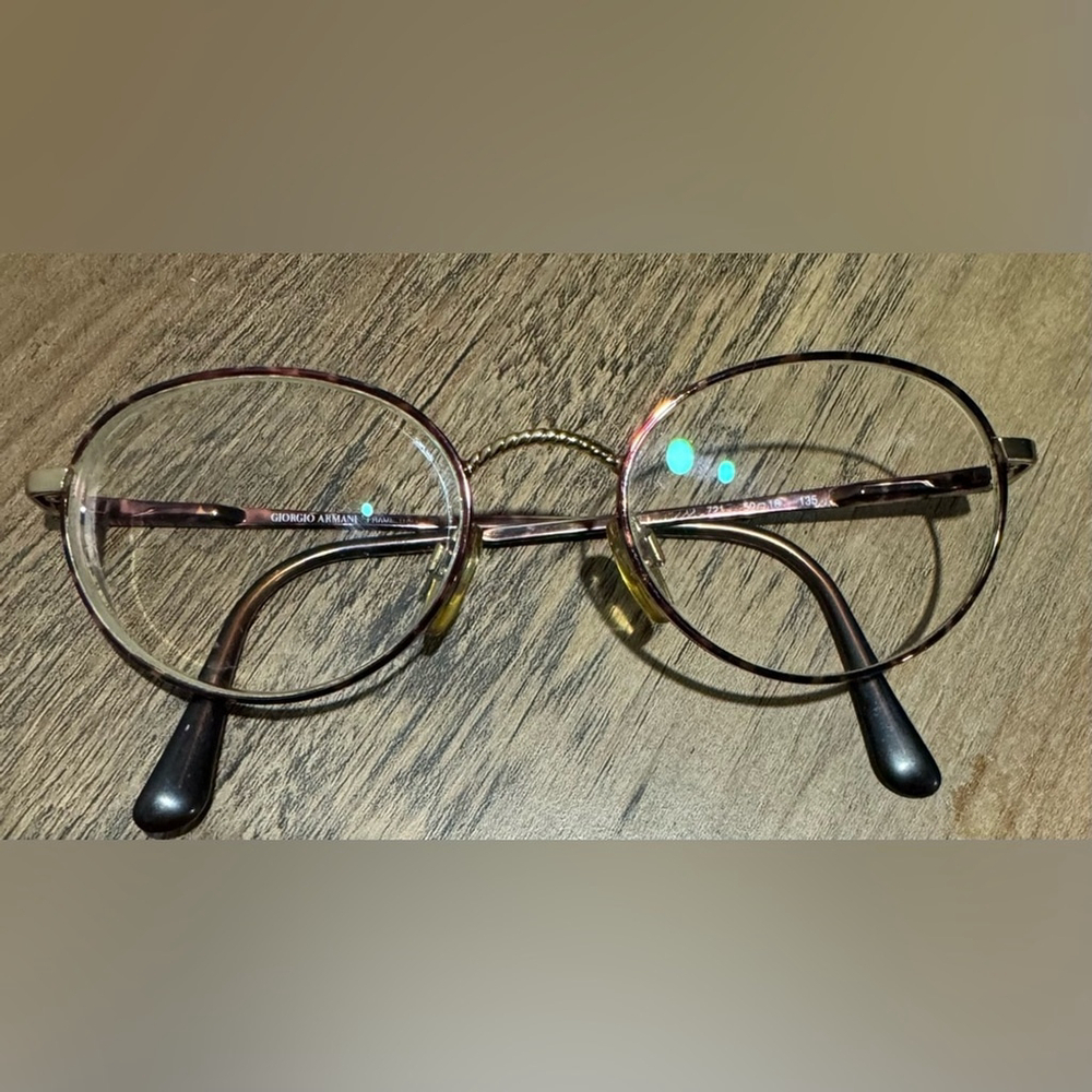 Giorgio Armani Designer glasses 222 721 Frames Men women tortoiseshell metal